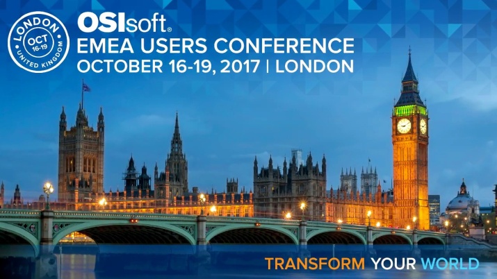 Osisoft EMEA Users Conference 2017